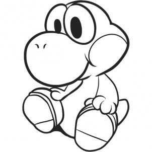 302x302 Draw Baby Yoshi, Step