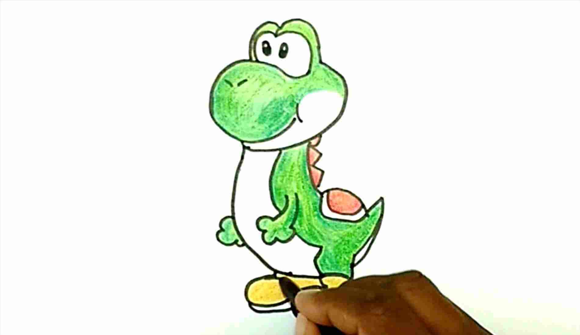 1900x1097 Drawing Tutorials Yoshi To Draw Youtuberhyoutubecom Best Images