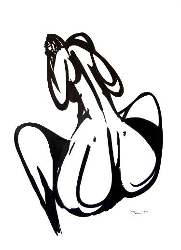 375x517 I'm Behind You Drawing