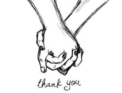 250x190 Drawing Couple Cute Thank You Holding Hands Aliensforsale