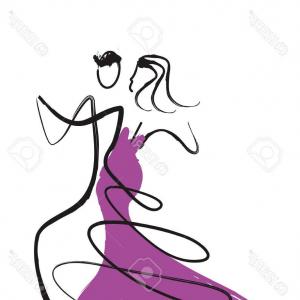 300x300 Stock Illustration Pattern Dancing Couples Vector Young People