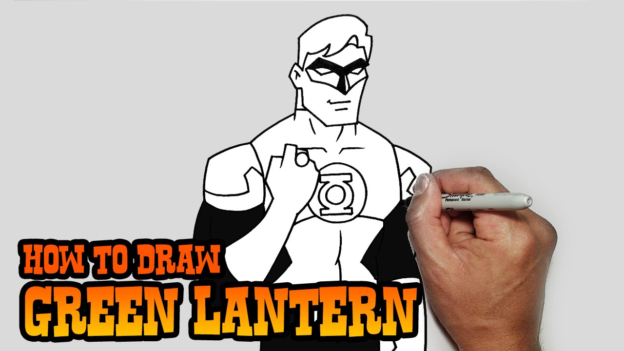 1280x720 How To Draw Green Lantern Young Justice Video Lesson