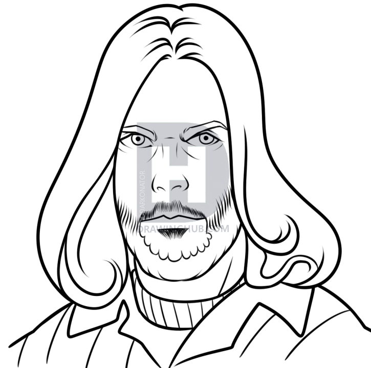 725x720 Neil Young Drawing Lesson, Step