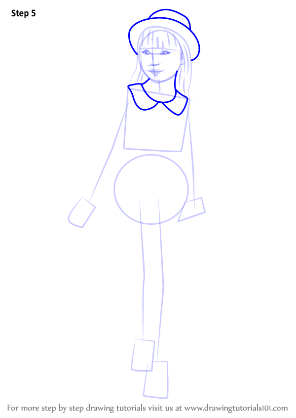 600x846 Learn How To Draw A Beautiful Young Girl