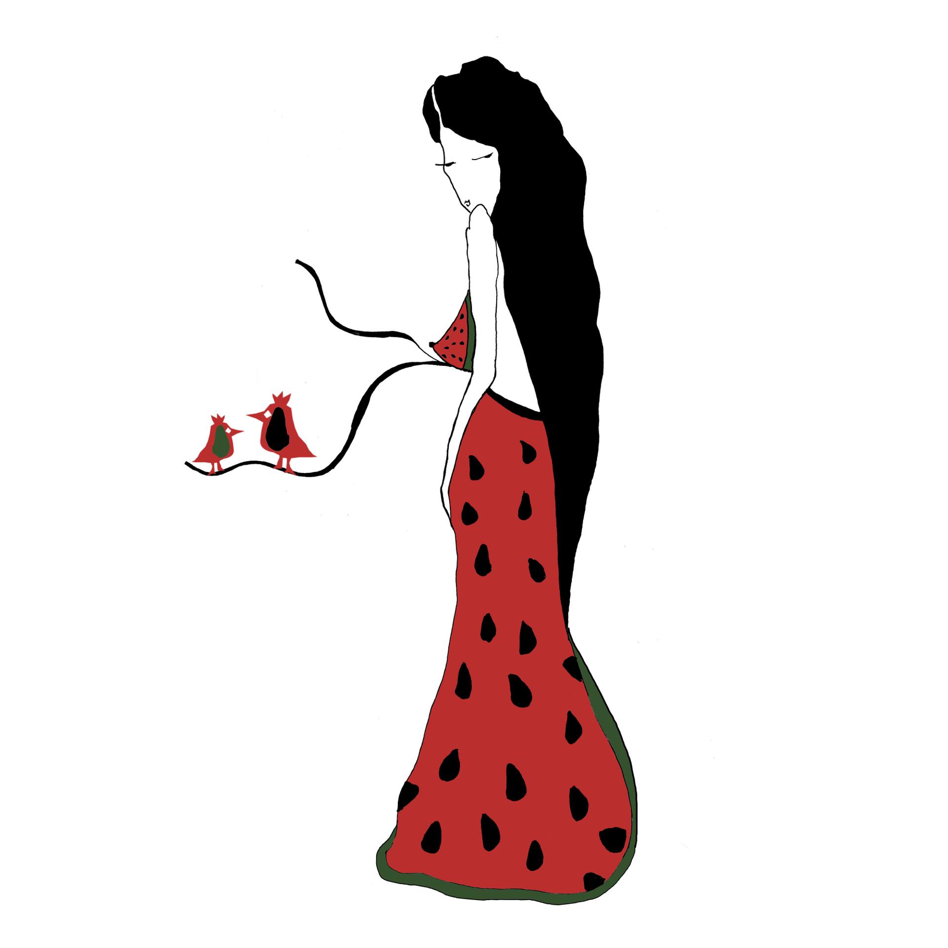 1920x1920 Sweet Youth Drawing