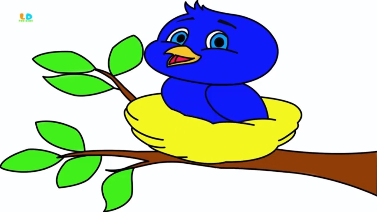 1280x720 Download Thumbnail For How To Draw Bird For Children Drawing