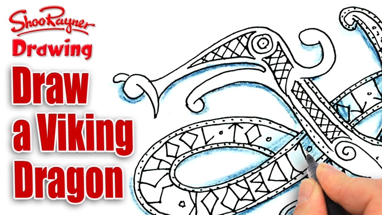 1280x720 How To Draw A Viking Dragon