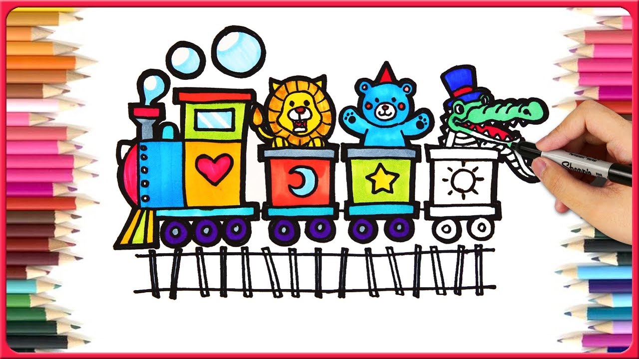 1280x720 How To Draw Train