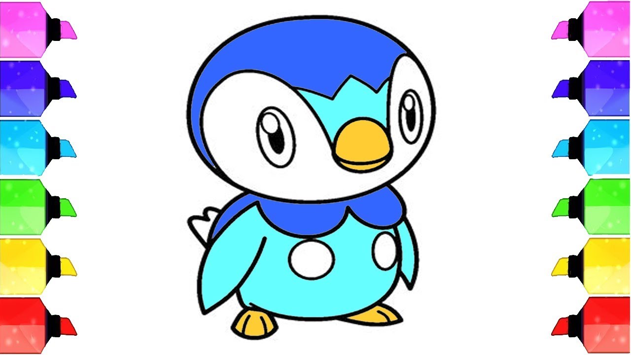 1280x720 Pencil Drawing Images Of Piplup From Pokemon