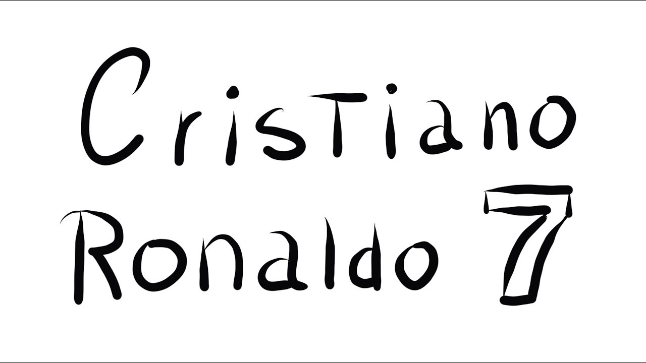 1280x720 Drawing Cristiano Ronaldo Ipad E Apple Pencil Procreate