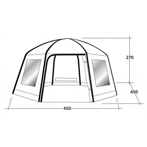 500x500 Robens 'airventure' Aero Yurt Tent
