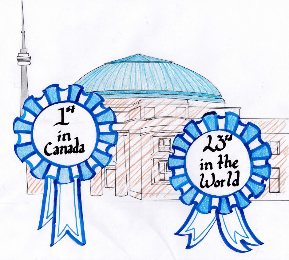 940x845 Times Higher Education Ranks U Of T Twenty Third In World