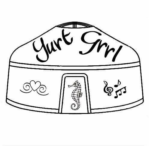 496x487 Yurt Grrl Love, Yurts, Rock 'n Roll