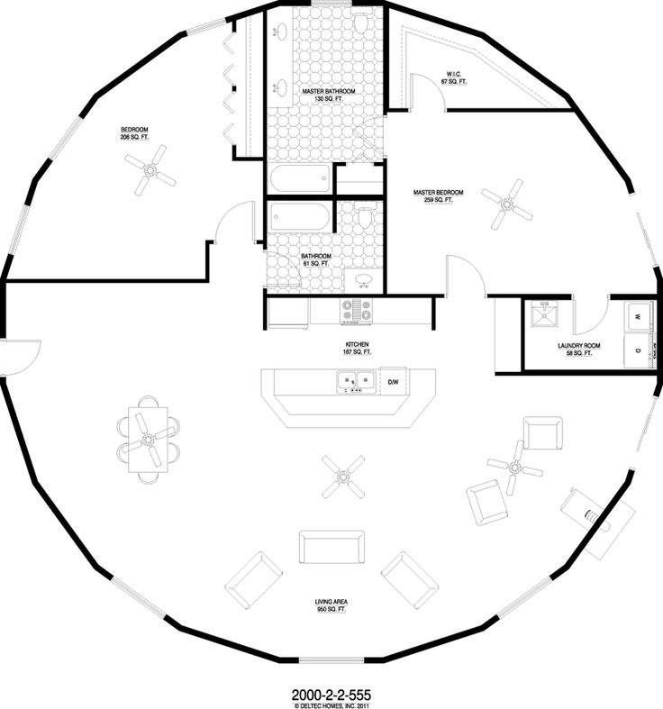 736x787 Yurt Open Floor Plan The Perfect One! With A Loft Added Our