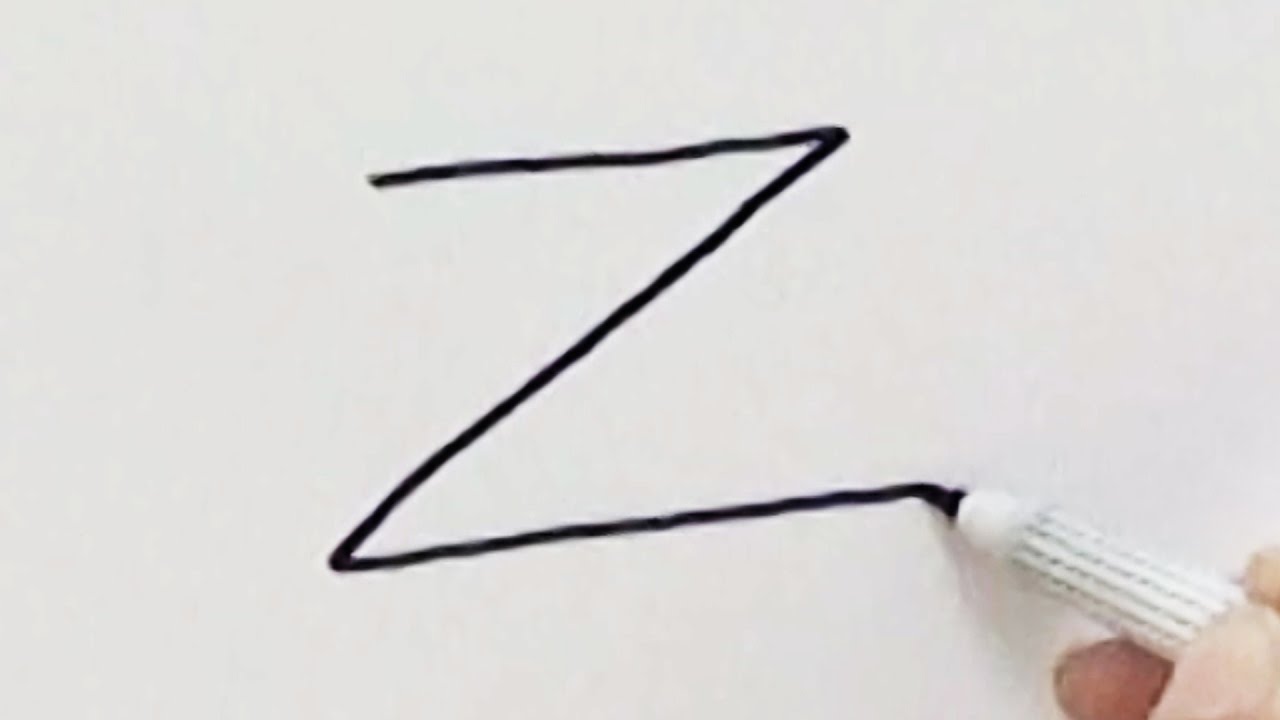 1280x720 How To Draw Cartoon Landshark From Letter Z