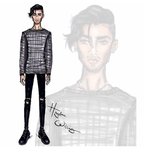 480x505 Zayn Malik Cartoon Shared