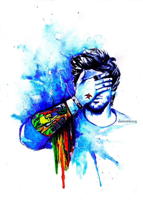 600x848 One Direction Zayn Malik Drawings Oh Zen Dariemkova
