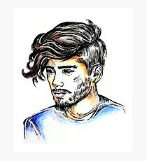 210x230 Zayn Malik Drawing Photographic Prints Redbubble