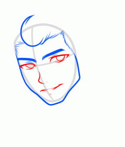 256x302 Draw Anime Zayn Malik, Step