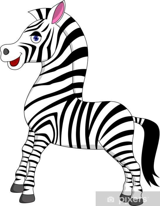 547x700 Zebra Cartoon Sticker We Live To Change