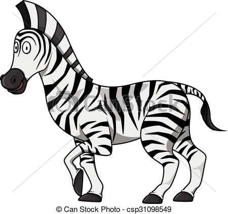 450x424 Zebra Cartoon Illustration Vector
