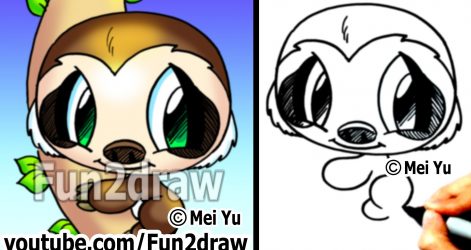 471x250 Zebra Drawing Step