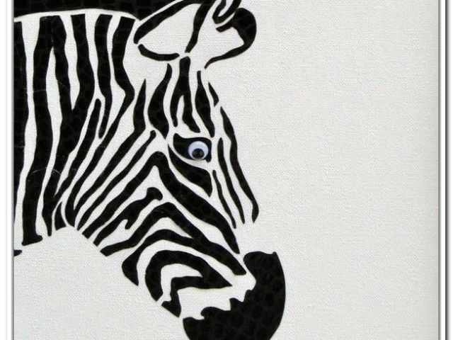 640x480 Easy Drawings Of Zebras Easy Painting Idea Google Search Art