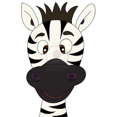400x400 Stock Vector In Kids Crafts Activities Zebra Cartoon