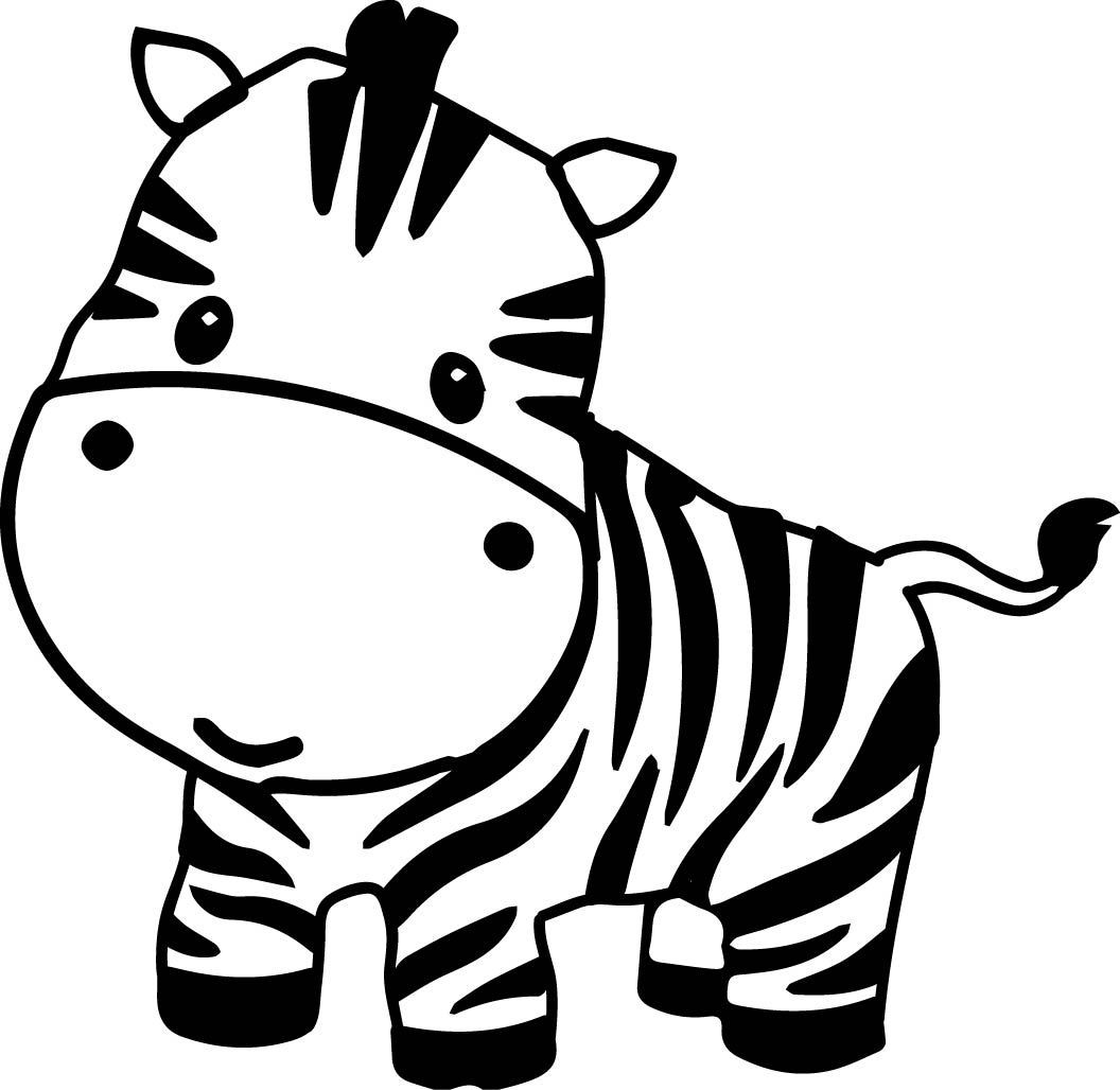 realistic kids zebra drawing easy