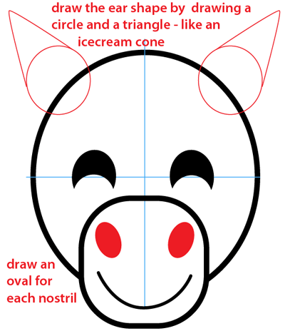 400x464 How To Draw A Cartoon Zebra With Easy Steps Lesson For Kids