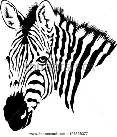 403x470 Zebra Head Stock Vectors Vector Clip Art Shutterstock Llama