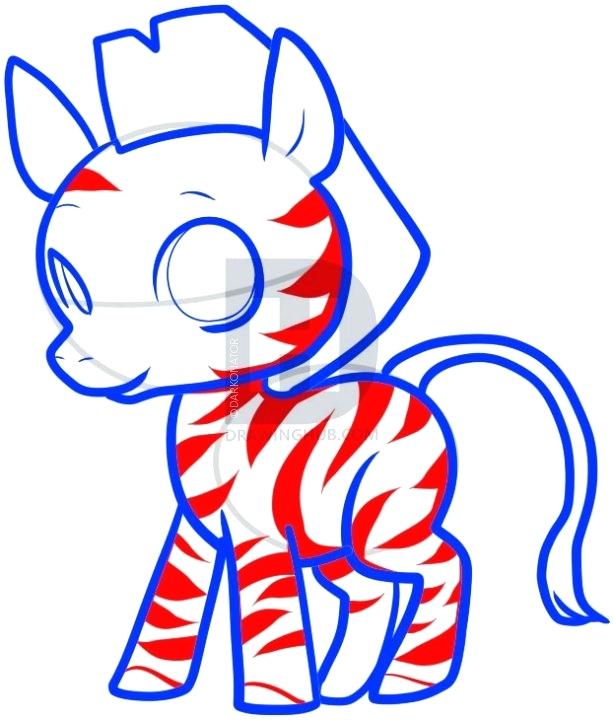 613x720 Simple Zebra Drawing Running