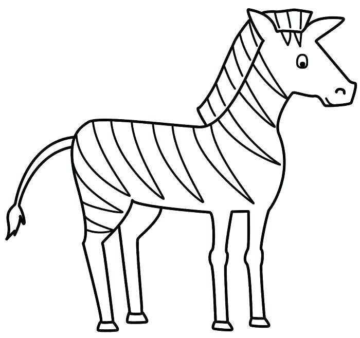 700x658 Zebra Drawing For Kids