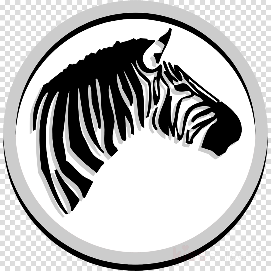900x900 Download Zebra Head In A Circle Clipart Drawing Clip Art