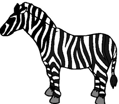 399x347 Zebra Line Drawing Clipart Free To Use Clip Art Resource