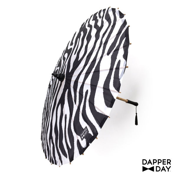 600x600 Zebra Print Parasol