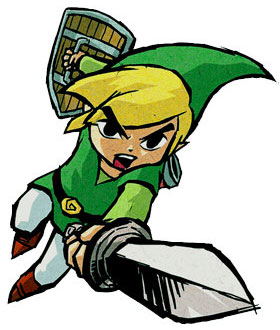 Zelda Link Drawing