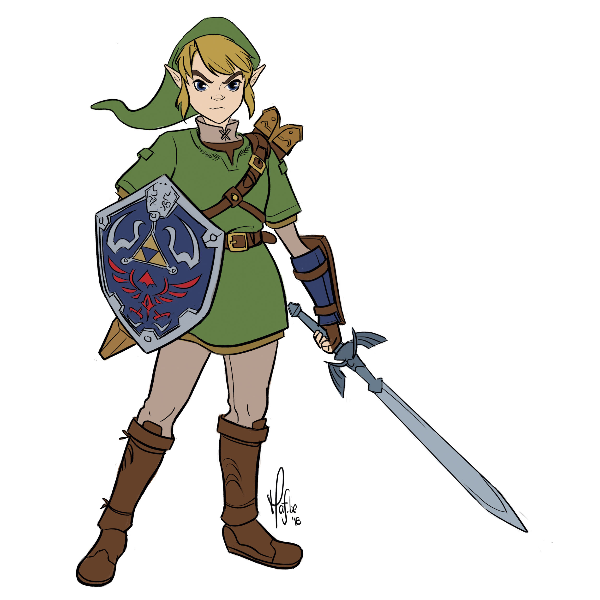 2500x2500 How To Draw Link From Zelda