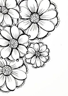 236x334 Flower Drawing Drawing Inspiration Flower Doodles, Drawings