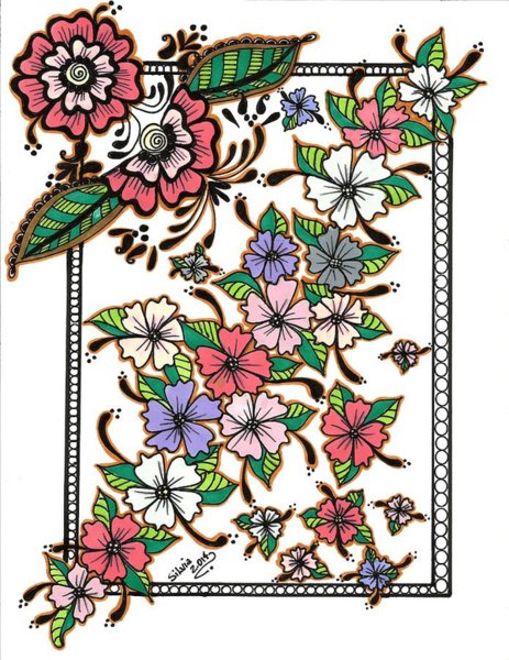 463x600 Zen Doodle Drawings