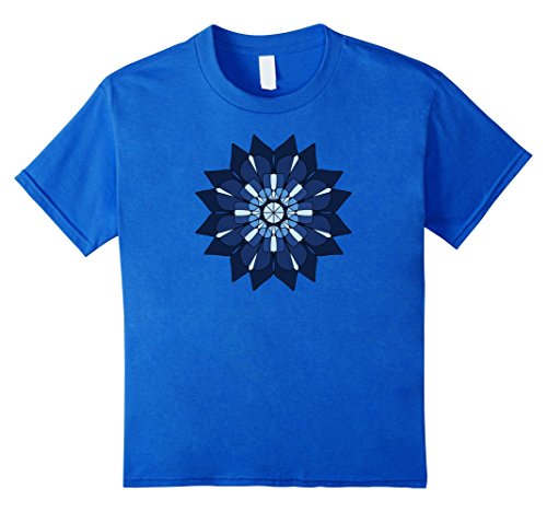 500x468 Blue Mandala Art Original Zen Drawing Yoga Meditation Tshirt