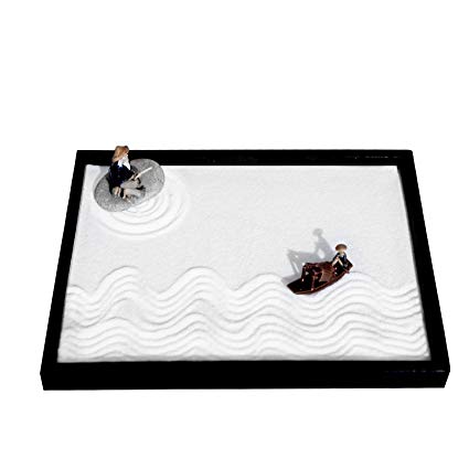 425x425 Zen Garden Fisher Men Set With Free Rake Sand Pushing
