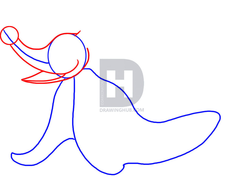 1003x720 How To Draw Zero, Step