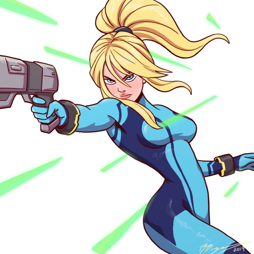 1080x1080 Today's Drawing Is Zero Suit Samus, From The Metroid Series