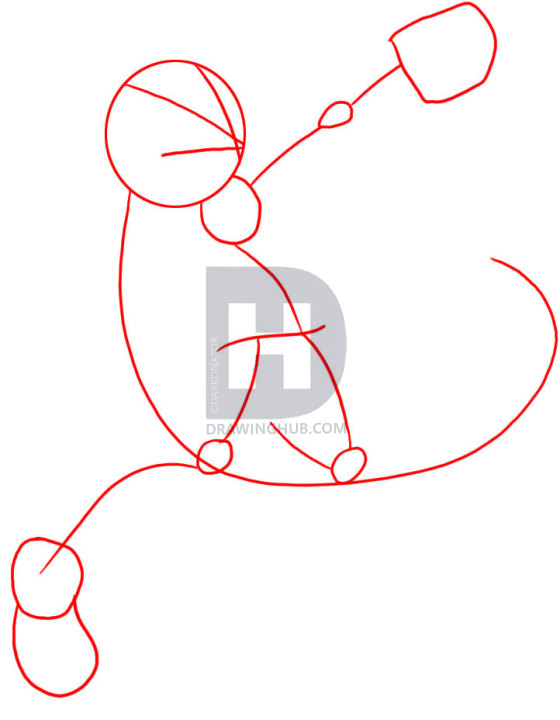 560x720 How To Draw Mega Man Zero, Step