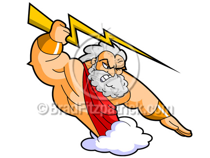 432x324 Zeus Clip Art
