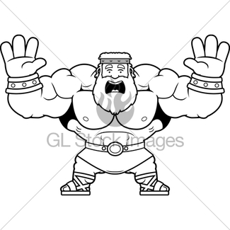 325x325 Cartoon Zeus Confident Gl Stock Images