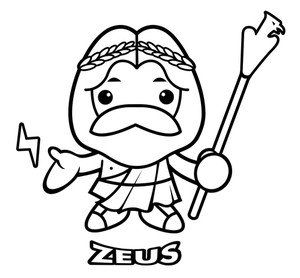 300x278 Zeus Royalty Free Vectors