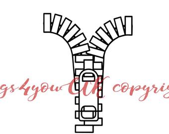 340x270 Zipper Vector Etsy