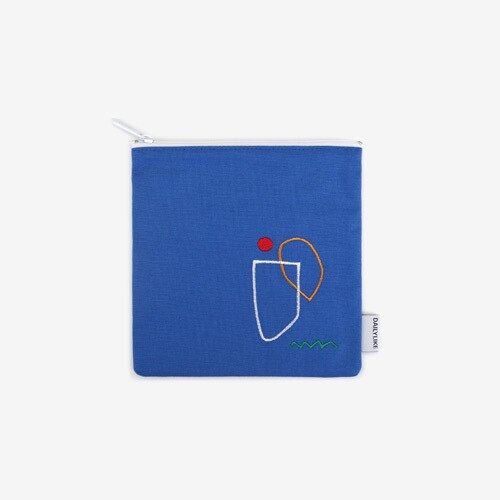 500x500 Dailylike Embroidery Rectangle Fabric Zipper Pouch